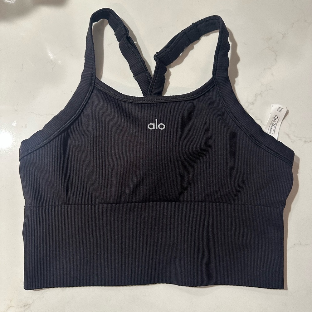 Alo Seamless Ribbed Bra Tank